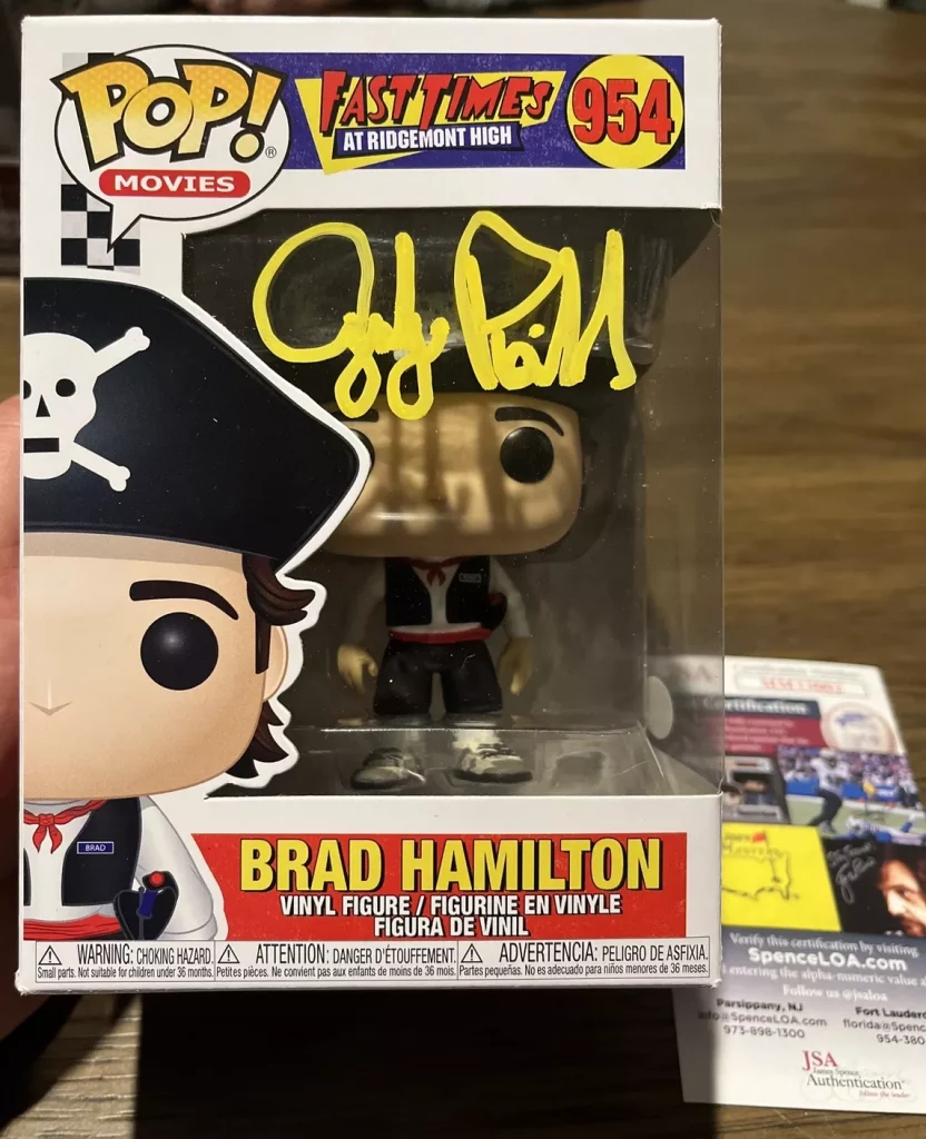 Judge Reinhold Signed Brad Hamilton Funko Pop – Fast Times at Ridgemont High #594
