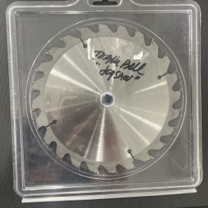 Tobin Bell “Jigsaw” Signed Real Saw Blade – Horror