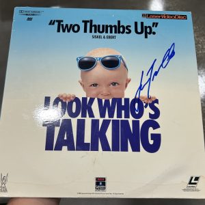 John Travolta Signed Look Who’s Talking LaserDisc with Original Disc – JSA Certified