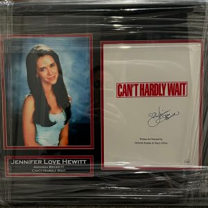 Jennifer Love Hewitt “Can’t Hardly Wait” Signed Script Cover with 8x10 Photo – JSA Certified.